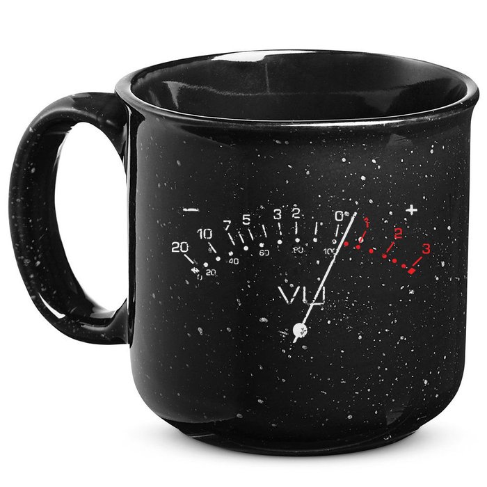 VU Meter Sound Engineer Hi Fi Analog Tee 15oz Campfire Ceramic Mug