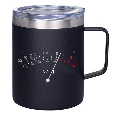 VU Meter Sound Engineer Hi Fi Analog Tee 12oz Stainless Steel Coffee Mug