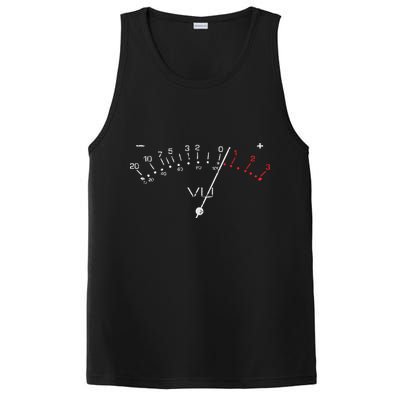 VU Meter Sound Engineer Hi Fi Analog Tee PosiCharge Competitor Tank