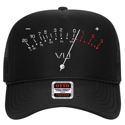VU Meter Sound Engineer Hi Fi Analog Tee Trucker Hat