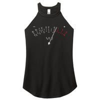 VU Meter Sound Engineer Hi Fi Analog Tee Women's Perfect Tri Rocker Tank