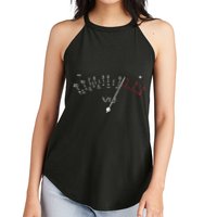 VU Meter Sound Engineer Hi Fi Analog Tee Women's Perfect Tri Rocker Tank