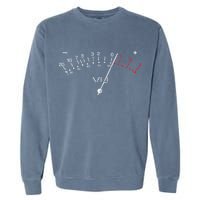 VU Meter Sound Engineer Hi Fi Analog Tee Garment-Dyed Sweatshirt