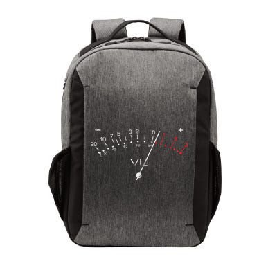 VU Meter Sound Engineer Hi Fi Analog Tee Vector Backpack
