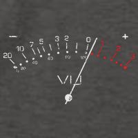 VU Meter Sound Engineer Hi Fi Analog Tee Vector Backpack