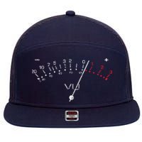 VU Meter Sound Engineer Hi Fi Analog Tee 7 Panel Mesh Trucker Snapback Hat