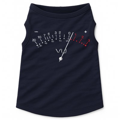 VU Meter Sound Engineer Hi Fi Analog Tee Doggie Tank