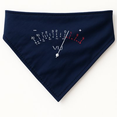 VU Meter Sound Engineer Hi Fi Analog Tee USA-Made Doggie Bandana