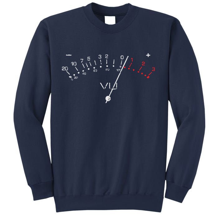 VU Meter Sound Engineer Hi Fi Analog Tee Sweatshirt