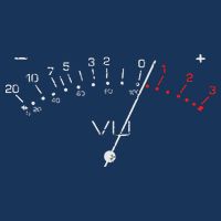 VU Meter Sound Engineer Hi Fi Analog Tee T-Shirt