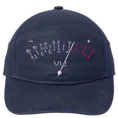 VU Meter Sound Engineer Hi Fi Analog Tee 7-Panel Snapback Hat