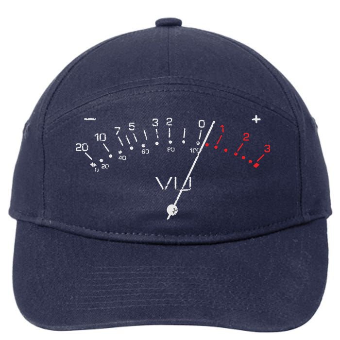 VU Meter Sound Engineer Hi Fi Analog Tee 7-Panel Snapback Hat