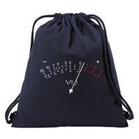 VU Meter Sound Engineer Hi Fi Analog Tee Drawstring Bag