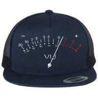 VU Meter Sound Engineer Hi Fi Analog Tee Flatbill Hat