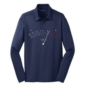 VU Meter Sound Engineer Hi Fi Analog Tee Silk Touch Performance Long Sleeve Polo