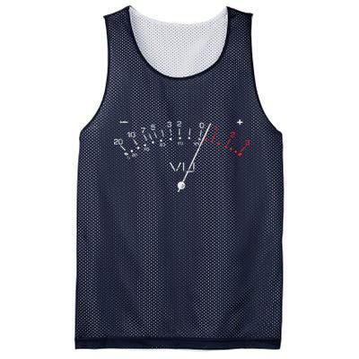 VU Meter Sound Engineer Hi Fi Analog Tee Mesh Reversible Basketball Jersey Tank
