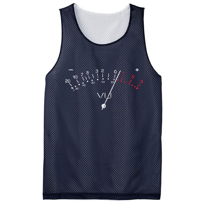 VU Meter Sound Engineer Hi Fi Analog Tee Mesh Reversible Basketball Jersey Tank
