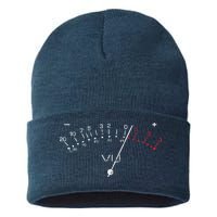VU Meter Sound Engineer Hi Fi Analog Tee Sustainable Knit Beanie