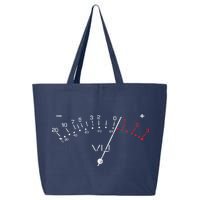 VU Meter Sound Engineer Hi Fi Analog Tee 25L Jumbo Tote