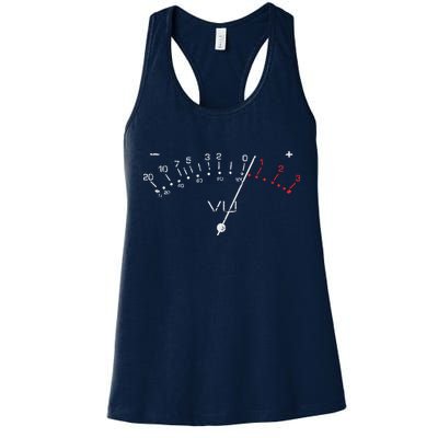 VU Meter Sound Engineer Hi Fi Analog Tee Womens Tank Top