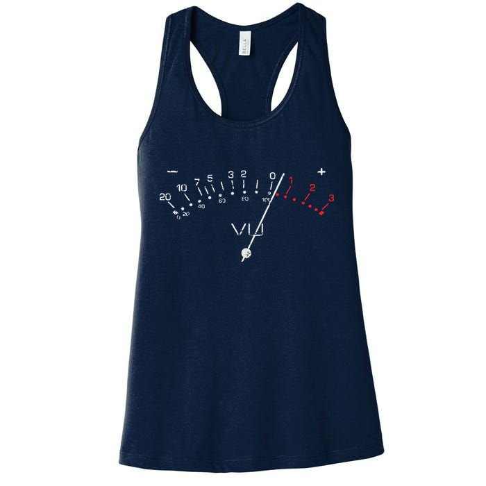 VU Meter Sound Engineer Hi Fi Analog Tee Womens Tank Top