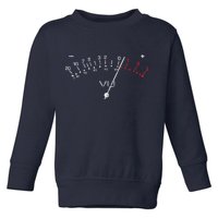 VU Meter Sound Engineer Hi Fi Analog Tee Toddler Sweatshirt