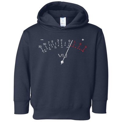 VU Meter Sound Engineer Hi Fi Analog Tee Toddler Hoodie