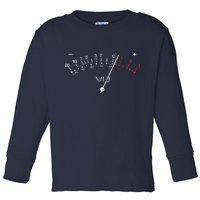 VU Meter Sound Engineer Hi Fi Analog Tee Toddler Long Sleeve Shirt