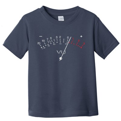 VU Meter Sound Engineer Hi Fi Analog Tee Toddler T-Shirt