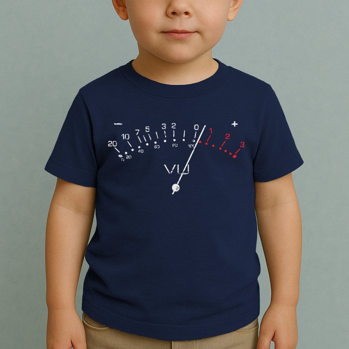 VU Meter Sound Engineer Hi Fi Analog Tee Toddler T-Shirt