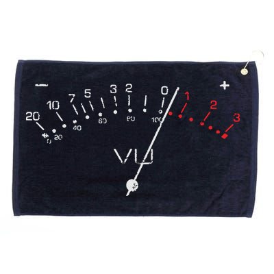 VU Meter Sound Engineer Hi Fi Analog Tee Grommeted Golf Towel