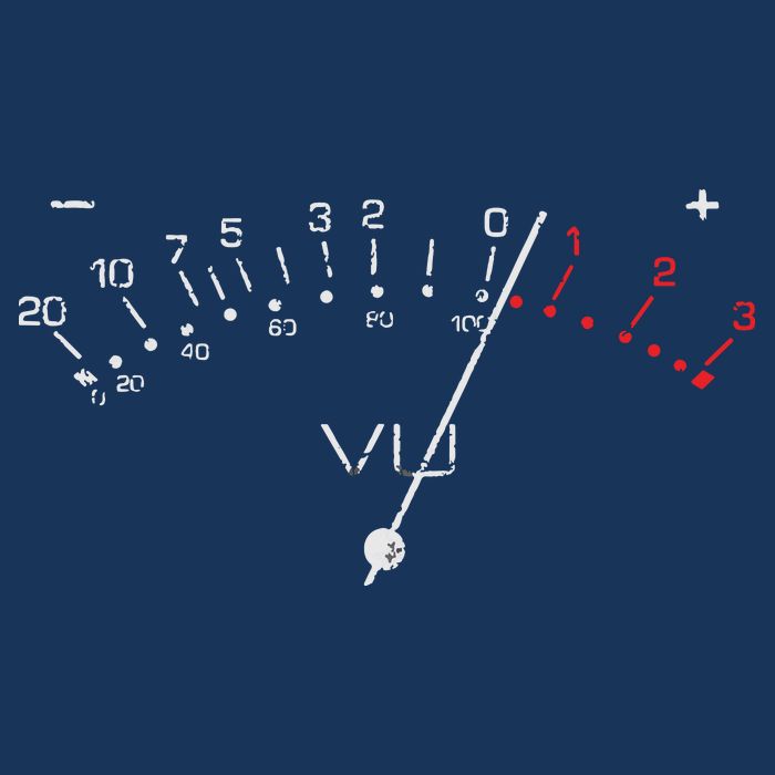 VU Meter Sound Engineer Hi Fi Analog Tee Crop Top
