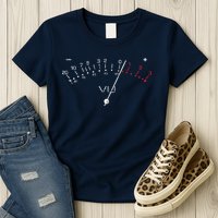 VU Meter Sound Engineer Hi Fi Analog Tee Womens T-Shirt