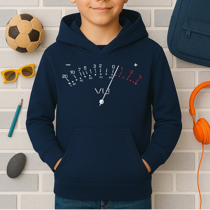 VU Meter Sound Engineer Hi Fi Analog Tee Kids Hoodie