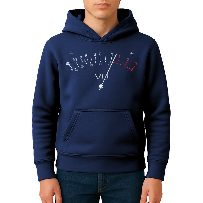 VU Meter Sound Engineer Hi Fi Analog Tee Kids Hoodie