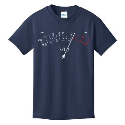 VU Meter Sound Engineer Hi Fi Analog Tee Kids T-Shirt