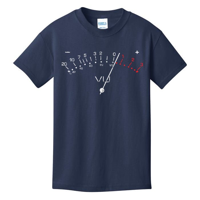 VU Meter Sound Engineer Hi Fi Analog Tee Kids T-Shirt