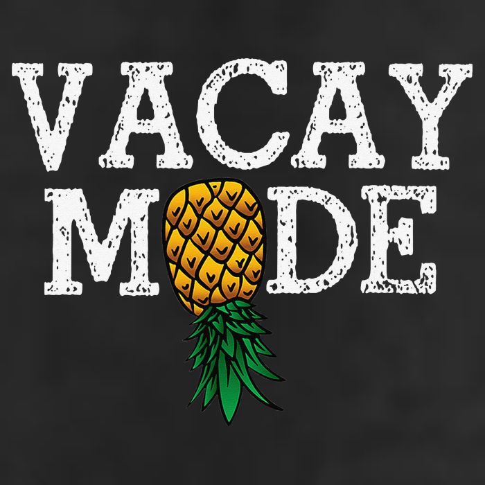 Vacay Mode summer vacation upside down pineapple swinger 7 Panel Mesh Trucker Snapback Hat