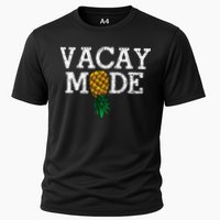 Vacay Mode summer vacation upside down pineapple swinger Cooling Performance Crew T-Shirt