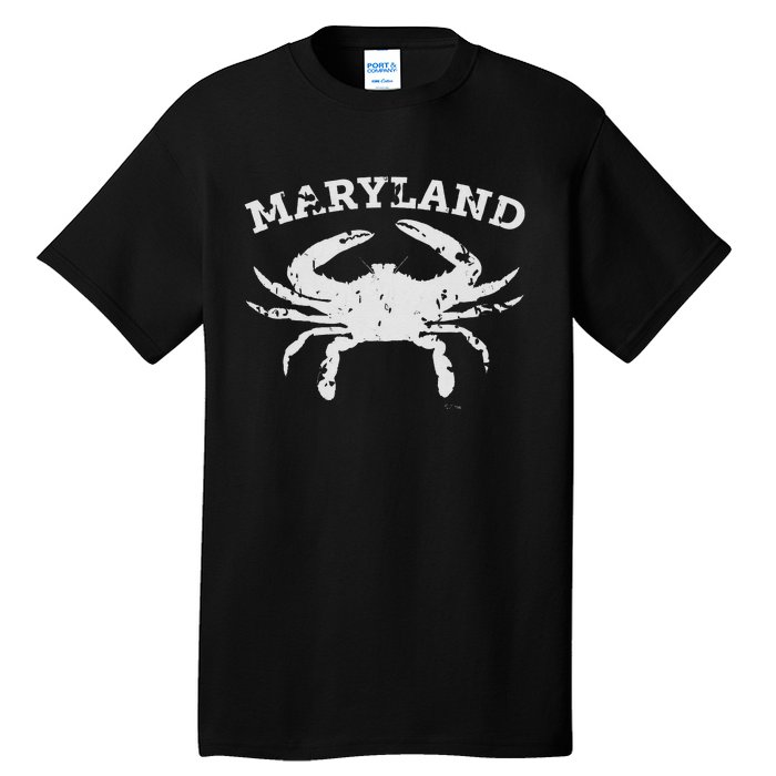 Vintage Maryland State Blue Crab Tall T-Shirt