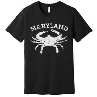 Vintage Maryland State Blue Crab Premium T-Shirt