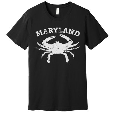 Vintage Maryland State Blue Crab Premium T-Shirt