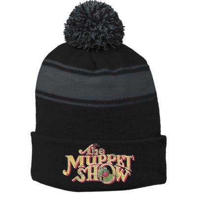 Vintage Muppet Show (Higher) Stripe Pom Pom Beanie