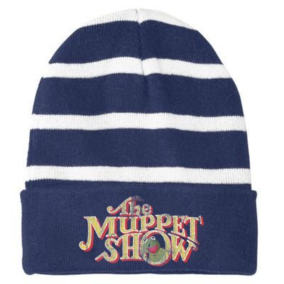 Vintage Muppet Show (Higher) Striped Beanie with Solid Band