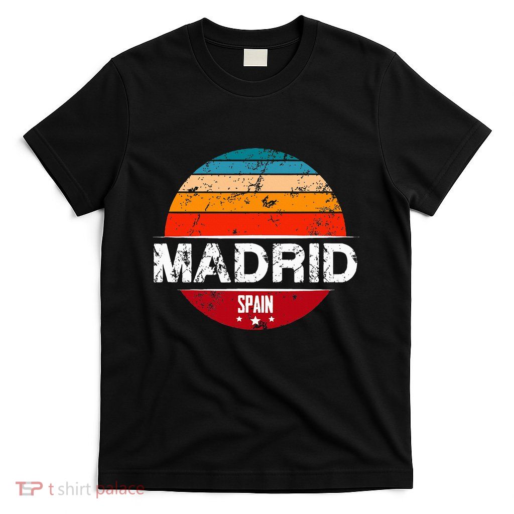 Vintage Madrid Spain Souvenir T-Shirt