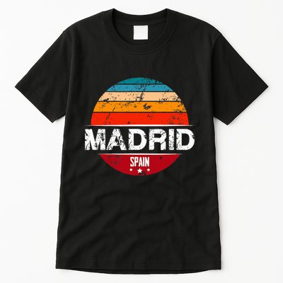 Vintage Madrid Spain Souvenir Tall T-Shirt