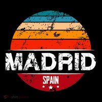 Vintage Madrid Spain Souvenir Baby Bodysuit