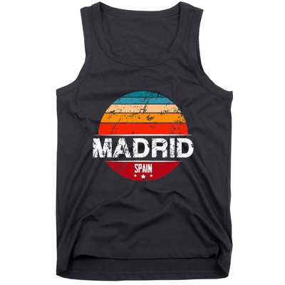 Vintage Madrid Spain Souvenir Tank Top