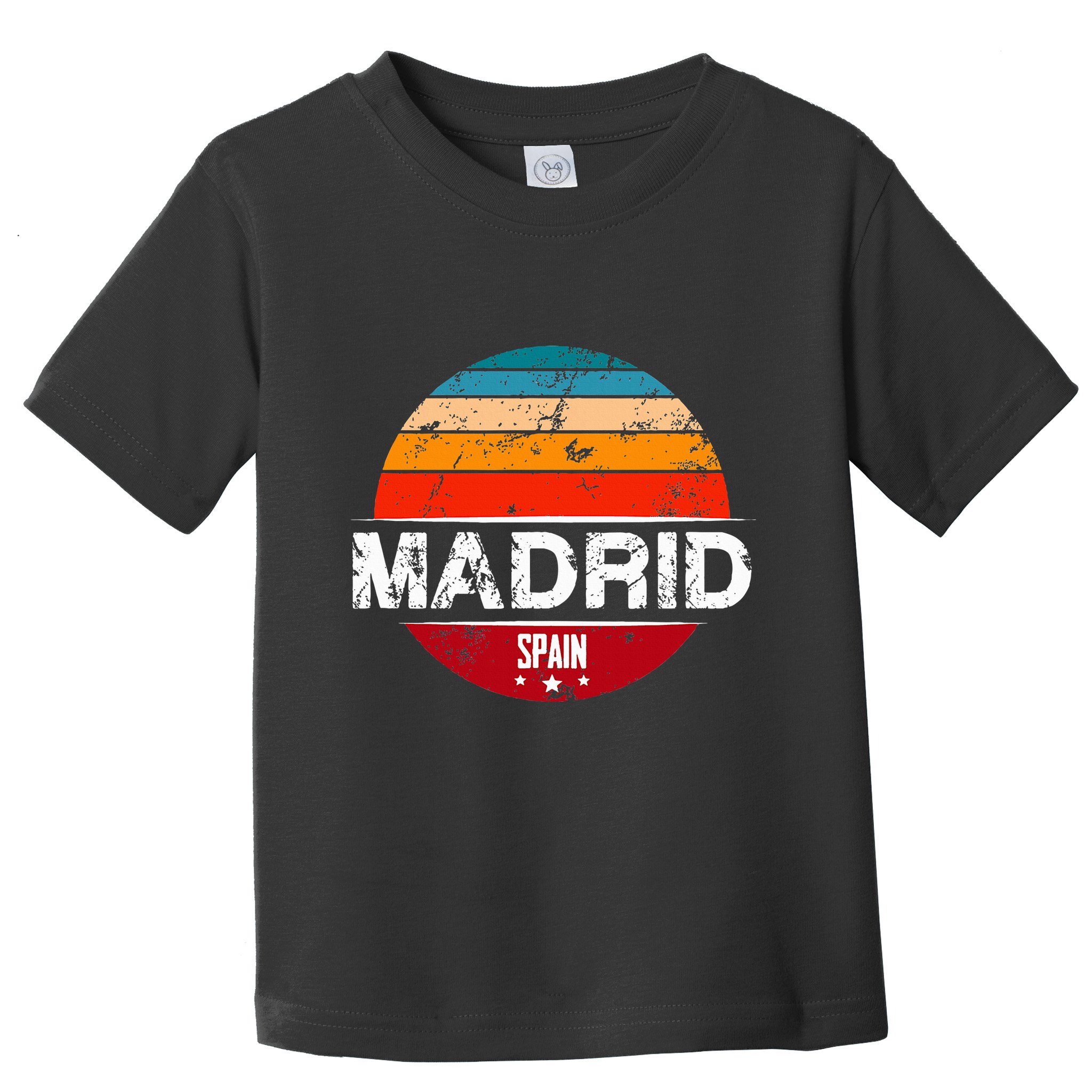 Vintage Madrid Spain Souvenir Toddler T-Shirt