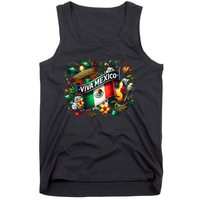 Viva Mexico September 16 Independence Of Mexico Gift Tank Top